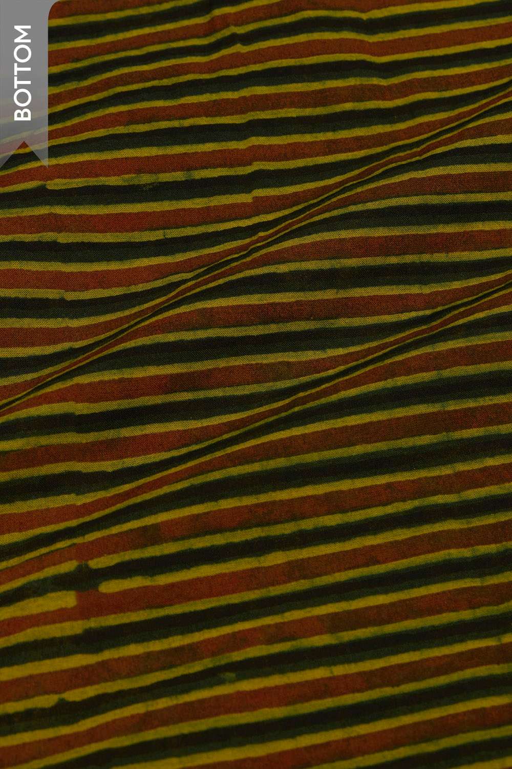 Dark Green Pure Cotton Ajrakh Unstitched Suit Set image number null