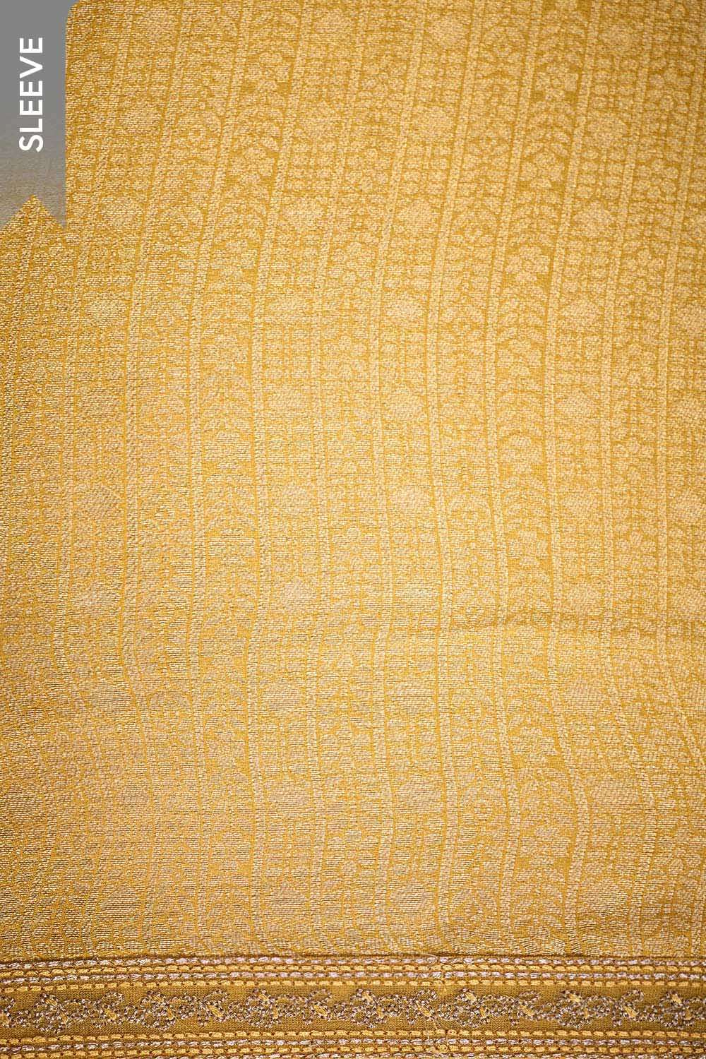 Yellow Pure Viscose Embroidered Unstitched Suit Set image number null