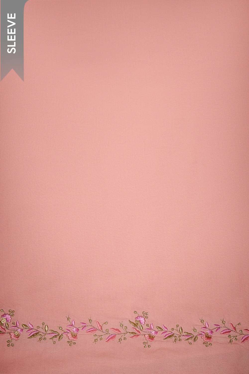 Light Pink Viscose Embroidered Unstitched Suit Set image number null