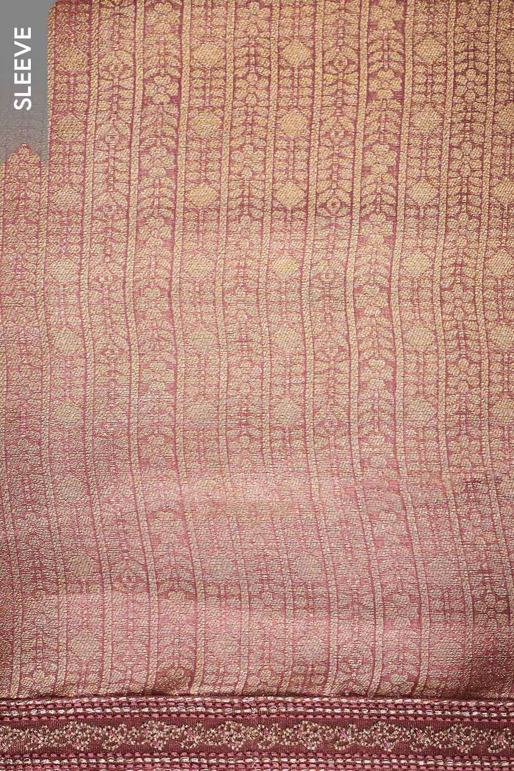Pink Pure Viscose Embroidered Unstitched Suit Set image number null
